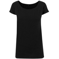 Build Your Brand Rundhalsshirt Damen Wideneck Tee / Single-Jersey