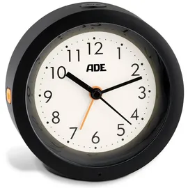 ADE Analoger Wecker schwarz/weiß