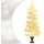 vidaXL Spiral-Weihnachtsbaum Weiß 120 cm
