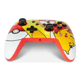 PowerA Pikachu Enhanced Wired Controller Rot Nintendo Switch