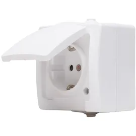 Kopp Schuko-Steckdose IP44 Weiß 1 St.