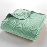 Douceur d'intérieur Tagesdecke, 100% Polyester, Salbei, 220 x 240 cm