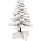 vidaXL Weihnachtsbaum zum Schmücken Weiß 80 cm