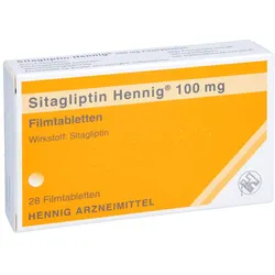 Sitagliptin Hennig 100 mg Filmtabletten 28 St