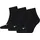 Puma Quarter Plain Socken 3er Pack Schwarz 35-38