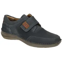 Josef Seibel New Anvers 83,Weite K (Extra weit),Wechselfußbett,Freizeitschuhe,Klettverschluss,Indigo,45 EU | Halbschuh für Herren | Blau - Blau - 45