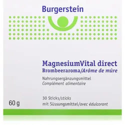 Burgerstein MagnesiumVital Direct Säckchen zur Unterstützung der normalen Funktion des Nervensystems, der Muskeln und der Zähne sowie zur Reduzierung der Müdigkeit 30 St.