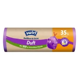 Swirl swirl® Müllbeutel Reißfest & Dicht Duft 7241 35,0 l rot, 9 St.
