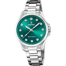 Festina Edelstahl Damen Uhr Armbanduhr silber Luxus D2UF20654/3 - Silber