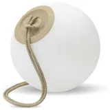 NEW GARDEN Norai 1-flg. 30 cm Kunststoff beige/weiß