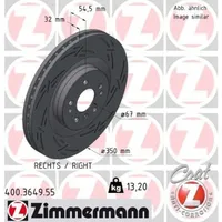 ZIMMERMANN Bremsscheibe 400.3649.55