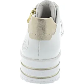 Rieker N8100 Damen Weite Weit/Beige/Weiß 38