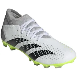Adidas Predator Accuracy.3 Mg Fußballschuhe - Ftwwht / Cblack / Luclem - EU 45 1/3