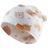 Sterntaler Beanie Tiergesicht in lichtgrau | Gr.: 49 cm
