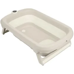 Kikkaboo Babybadewanne Rio faltbar rutschfest Wasserablauf Thermometer ab Geburt grau
