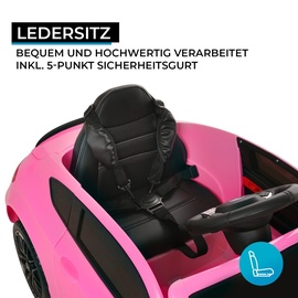 Actionbikes Motors Kinder-Elektroauto Mercedes AMG C63 Lizenziert (Pink)