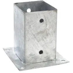 Aufschraubhülse, 90 x 90 mm Verzinkt