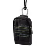 Golla Kameratasche Kamera-Tasche Beam 60E Foto-Etui Schutz-Hülle, Case Bag für Digital-Kamera Gürtel-Schlaufe Nackengurt Karabiner schwarz