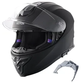 Vevor Motocross-Helm Schwarz M