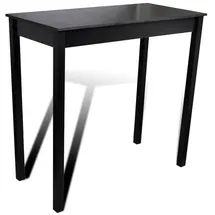 vidaXL Barset Bartisch mit 4 Barhockern 0 x 0 x 0 cm Schwarz