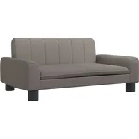 SYFAXTM Kindersofa Taupe 70x45x30 cm Stoff - Taupe