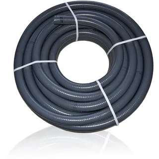 PVC Flexschlauch 50mm 6m – Klebeschlauch für PVC-U Rohrsysteme – PN6 Druckschlauch flexibel – für Pool, Teich & Bewässerung – Meterware/Rolle
