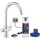 Grohe Starter Kit Blue Pure BauCurve Spültischb. mit Ultrasafe-Filter chrom