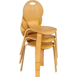Stuhl PEARL, Sitzschale Natur