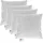 Homescapes Füllkissen 4er-Set – 50/50 cm, Gänsefedern & Daunen