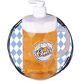 Accentra Seifenspender im Bierkrug Design 2in 1 Handseife & Duschgel 720 ml