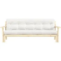 Karup Design Schlafsofa »Unwind«, Mit Holzstruktur, inkl. Futonmatratze, Liegefläche 130x190 cm beige