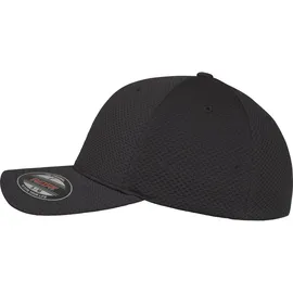 Flexfit 3D Hexagon Jersey Cap schwarz S/M