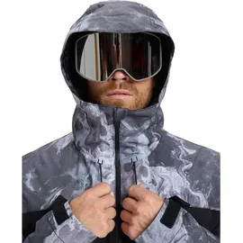 QUIKSILVER Sycamore Printed Jacke Bedruckt, Schwarz, Größe M