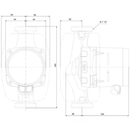 Grundfos ALPHA2 25-40 180 mm