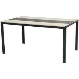 Hi Delphi Gartentisch 150 x 90 x 72 cm Grau