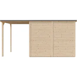 baltic connections Gerätehaus Mollie Plus 3,95 x 1,99 m Beige
