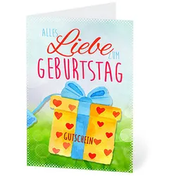 LUMA Gutschein Geschenk DIN B6