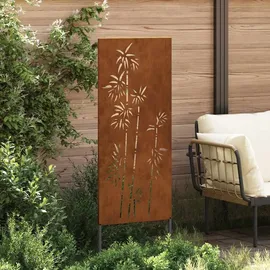 vidaXL Garten dekoratives Panel Rostig 50 x 140 cm