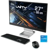 CSL All-in-One-PC Unity U27 2023 27" Full HD Intel Core i5 4,4 GHz 32 GB RAM 2000 GB SSD Intel Iris Windows 11 Pro