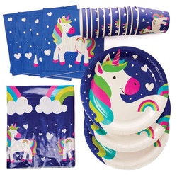 Partyset Einhorn (pro Set) Partyzubehör