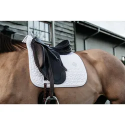 Schabracke classic Dressur weiss WARMBLUT