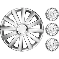 M MOTOS Set 4er Radkappen 16 Zoll - Lachen Sie über Kratzer mit diesen flexiblen, leichten Radkappen 16 Zoll. Einfache Installation, Keine Werkzeuge erforderlich, Schutz vor Verblassen!