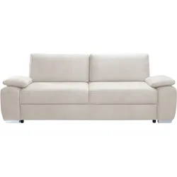 3-Sitzer EXXPO - SOFA FASHION "SOLSBURY, bequem und komfortabel, Sofa, Schlafsofa", beige, B:258cm H:100cm T:105cm, Sofas, inkl. Federkern-Polsterung, Bettfunktion und Stauraum, in Cord