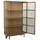 Furnhouse Vitrine 100 x 40 x 180 cm Braun