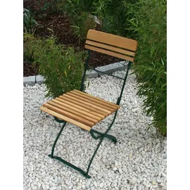 DEGAMO München Biergartenstuhl 40 x 57,5 x 85 cm grün/braun klappbar 2 St.
