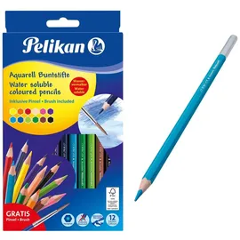 Pelikan Aquarell Buntstifte 12 St. mehrfarbig