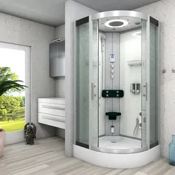 Dampfdusche Duschkabine Sauna Dusche D58-20M3-EC 100x100 cm mit 2K Scheiben Versiegelung