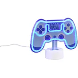 Trio Reality Leuchten LED-Tischleuchte Control Kunststoff Blau