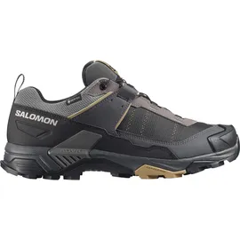 Salomon X Ultra 5 Wide GTX Dark G/Asphal/W Dark Gull Gray/Asphalt/Willow Dark Gull Gray/Asphalt/Willow, 48