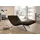 W.Schillig Relaxliege daily dreams Polyester 95 x 91 x 170 cm Braun mit Kissen